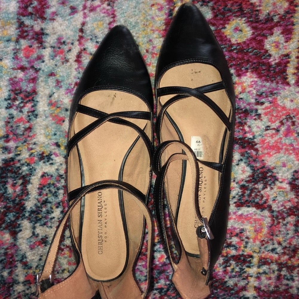Black ballet flats